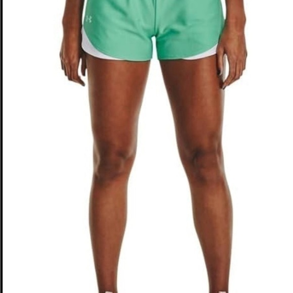 Under Armour Pants - Under Armour Green Athletic Shorts with Retro Design